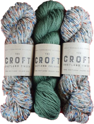 WYS - The Croft Shetland Tweed and Colours - Aran